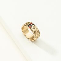 Fashion Geometric Playing Card Alloy Rings main image 1