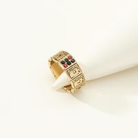 Fashion Geometric Playing Card Alloy Rings main image 4