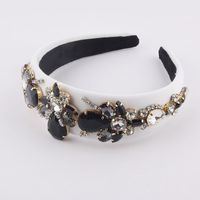 New Style Baroque Colored Diamonds Geometric Headband sku image 1