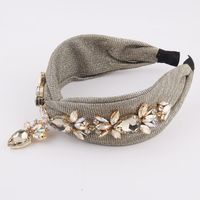 New Fashion Style Diamond-studded Gemstone Headband sku image 5