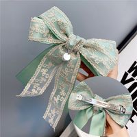 Korean Style Lace Double-layer Bow Hairpin sku image 5