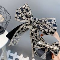 Korean Style Lace Double-layer Bow Hairpin sku image 12