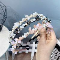 Korean Style Imitation Crystal Pearl Headband Wholesale main image 3