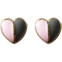 Simple Heart Drop Oil Hit Color Earrings main image 3