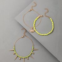 New Style Fashion Wild Line Rope Warhead Tassel Eye Bracelet 3-piece Set main image 6