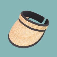 Fashion Empty Top Sunshade Breathable Straw Fisherman Hat main image 2