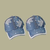 Fashion Rhinestone Sunshade Sunscreen Wide Brim Cap main image 5