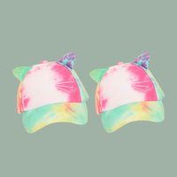 Korean Version Tie-dye Wide-brimmed Children Baseball Cap main image 5