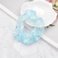 Korean Style Folds Breathable Mesh Sequin Fabric Hair Scrunchies main image 3