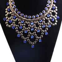 Fashion Geometric Multilayer Rhinestone Alloy Necklace Wholesale main image 3