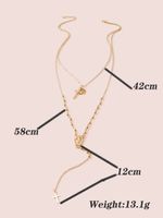 Fashion Angel Virgin Mary Cross Multi-layer Alloy Necklace Wholesale main image 6