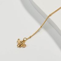 Hot-selling Simple Retro Fashion Golden Bee Hive Pendant Necklace main image 5