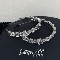 Baroque Full Diamond Alloy Headband Wholesale main image 1