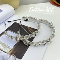 Baroque Full Diamond Alloy Headband Wholesale main image 5