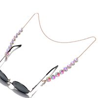 Fashion Octagonal Crystal Multicolor Glasses Chain main image 3