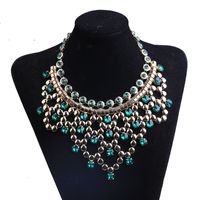 Fashion Geometric Multilayer Rhinestone Alloy Necklace Wholesale sku image 2