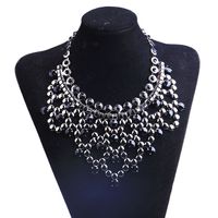 Fashion Geometric Multilayer Rhinestone Alloy Necklace Wholesale sku image 4