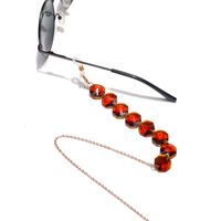 Mode Achteckige Kristall Mehrfarbige Brille Kette sku image 1