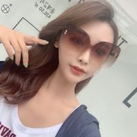 Neue Koreanische Einfache Stil Mode Big Frame Sonnenbrille main image 6