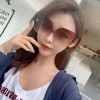 New Korean Simple Style Fashion Big Frame Sunglasses main image 5