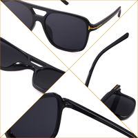 Moda Coreana Nuevo Estilo Marco Grande Caja Retro Rana Gafas De Sol main image 4