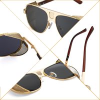 New Retro Fashion Style Steampunk Style Sunglasses main image 4