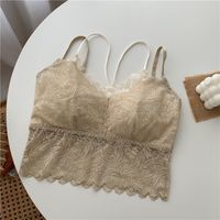 Lace Sling Beauty Back Tube Top Wrapped Chest Fake Two-piece Vest sku image 3