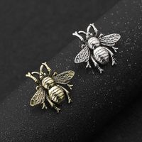 Ensemble De Broche De Placage En Alliage D&#39;abeille Insecte Style Rétro Style Punk main image 3