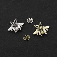 Fashion Retro Style Punk Style Insect Bee Alloy Plating Brooch Set main image 5