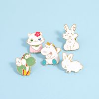 Bande Dessinée Créative Mignonne Petite Broche De Costume De Lapin Dinosaure main image 1