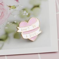 New Sweet Love English Lettering Brooch main image 4