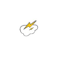Creative Cartoon Cute Slippers Gesture Lightning Robber Coffee Dripping Oil Alloy Brooch sku image 4