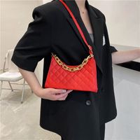 Fashion Solid Color Chain Shoulder Messenger Bag main image 6