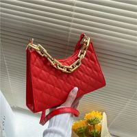 Fashion Solid Color Chain Shoulder Messenger Bag main image 4