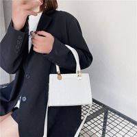 Fashion Stone Pattern Solid Color Shoulder Messenger Bag main image 1