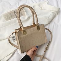 Fashion Stone Pattern Solid Color Shoulder Messenger Bag main image 4