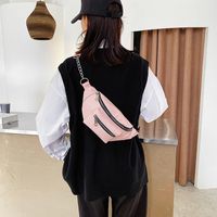 Fashion Solid Color Shoulder Messenger Chain Bag Wholesale main image 4