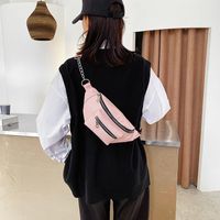 Wins Wanghong Fashion Weds Korean نسخة جديدة من حقيبة السلسلة البسيطة حقيبة الصدر الخارجية عبر حقيبة الهاتف المحمول main image 4