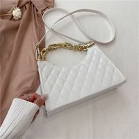 Fashion Solid Color Chain Shoulder Messenger Bag sku image 1