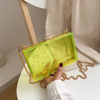 Small Arylic Fashion Square Bag Shoulder Bag sku image 2