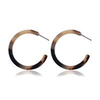 Simple Fashion Creative Acrylic C-shaped Earrings sku image 1