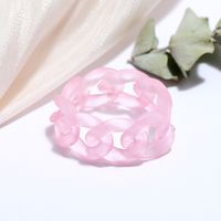 Korean Fashion Style Jelly Color Chain Ring Set sku image 11