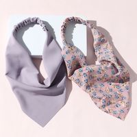 Korean Fashion Style New Floral Elastic Headband main image 7