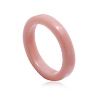 Simple Style Acrylic Acetate Jelly Color Simple Plain Ring Set main image 6