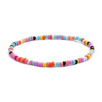 Candy Color Bead Anklet Simple Multi-purpose Beach Footwear main image 6