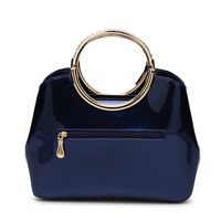 Large Pu Leather Fashion Dome Bag Handbag main image 4