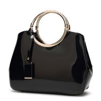 Large Pu Leather Fashion Dome Bag Handbag sku image 5