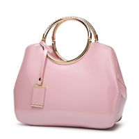 Large Pu Leather Fashion Dome Bag Handbag sku image 6
