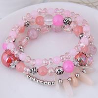 Mode Nouveau Bracelet Pour Femmes Multicouches En Pierre Concassée main image 7