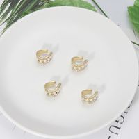 Wholesale Jewelry Fashion Geometric Alloy Artificial Gemstones Diamond Earrings main image 3
